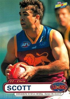 2001 ESP AFL Heroes #16 Chris Scott Front